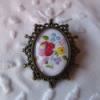 Kalocsai bross kszer ra Magyar motvumokkal Bross kitz Kalocsai mints bross Minta mrete 25 X 18 mm Postakltsg ajnlva 370 elsbbsgivel 1 Meska