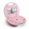 Lenco DVD lejtsz melynek tartozkai a kvetkezk beptett akkumultor tvirnyt AC adapter auts tlt A termk 245 x 213 x 40 mm es slya pedig 960 gramm A tmogatott formtumok DVD DVD R DVD RW