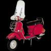 Csomagtart hts Vespa PX Krm