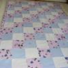 Patchwork takar apr kockkbl Otthon lakberendezs Lakstextil Varrs Patchwork foltvarrs Egyedi kszts takar lnyoknak mret 120x90cm Ez a takar alkalmas gy letakarsra s takarzsr Meska
