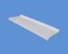 260 mm szles hajltott kls alumnium ablak prkny fehr RAL9016