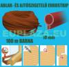 Ablakszigetel ajtszigetel ntba pthet O profil szilikongumi barna 6 mm x 200 m