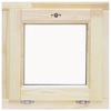 Ablak buk 60x 60 cm buk thermo veggel borovi feny fa ablak