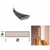 ntapads Ajt Ablak Szigetel Szalag Lapos Profil 8x2mm Fekete