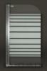 Lers Egyrszes kdparavn Mret 75x130 cm Krm profil Szles cskos 5mm biztonsgi veg