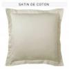 Satin de Coton egyszn elefntcsont prnahuzat