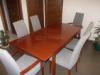 Elad egy j llapot nmet gyrtmny fa tkezasztal 6db szk amibl 2 karfs Mret 90 x 135 45cm rel bvthet tel