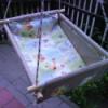Drappos szrke patchworkos hinta Baba mama gyerek Jtk Kerti jtk Baba jtk Ers vszonbl kszl ez a baba hinta mely szletstl hasznlhat 25 kg ig NAGY MRET Meska