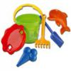 D Toys Lapt gereblye kt forma szita s vdr homokoz szett