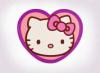 Hello Kitty szv alak auts sznyeg