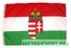 Magyar zszl korons cmerrel 150x250 cm kltri