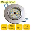 Bepthet spot lmpatest billenthet kivitelben Ez a led lmpa 30 mm es magassgnak ksznheten kis helyen elfr A 15 db 5730 smd led fnyteljestmnye ersebb mint egy 50 wattos halogn spot