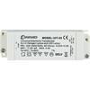 Egy transzformtor halogn s LED es technikhoz 0 1 W 65 W os fnyforrsokhoz Dimmels csak halogn fnyforrssal lehetsges Elektronikus rvidzrlat s