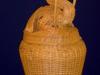Rattan szennyestart kosr