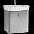 ROCA Dama Senso Square alsszekrny 75 cm 7856307858 Dama Senso Square alsszekrny 75 cm 7856307886 szrke matt lakk fikkal