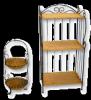 Rattan polc s kosr