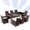 Poly rattan kerti garnitra