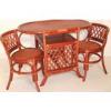 Rattan btor csak mahagni sznben Mretei 100x73x52cm