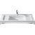 ROCA Stratum alsszekrny 90 cm es mosd al 7856220606 Stratum rpthet mosd 7327632000 fehr egy csaplyukkal kzpen tlfolyval szerel kszlettel