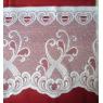 Konyhai fehr vitrzs fggny jacquard csipke 30 cm