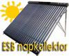 Vkuumcsves napkollektor O58mm 1800mm hossz csvek heat pipe rendszer gyjtvel