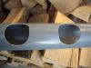 110mm es PVC lefolycs amelyre 11cm es helykzzel 9cm tmrj lyukakat vgtam