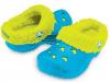 Crocs Mickey Mammoth Electric Blue Citrus gyermek tli papucs