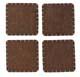 Filc altt 4 db kb 10 x 10 cm barna