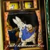 Beatrix Potter nyuszija zenl ablak