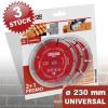 Kretor gymnt univerzlis vgtrcsa szegmentlt vgllel 230x22 2mm 3db cs k cserp beton vgshoz