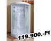 Sanimix Akril hidromasszzs zuhanykabin cskos veggel 90x90x209 hidromasszzs zuhanykabin alacsony zuhanytlca val