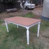 Sztszedhet ebdlasztal Btor Dekorci Asztal Famegmunkls Mindenms Fenyfbl kszlt eszterglt lb 160x90 cm asztallap 75 cm magassg sztszerelhet ebdlaszt Meska