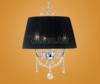 Eglo Csillr E14 3x40W krm fekete lomkristly Diadema 89032 Eglo