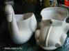 Porceln cserepes virgtart