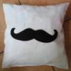 Hipster bajusz bajuszos bajszos prna dszprna Otthon lakberendezs Lakstextil 35x35 cm mret hipster stlus dszprna Ajnlom nappaliba gyerekszobba Hzavatra sz Meska