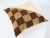 Dszprna barna drapp kocks 35x35cm