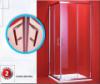 Hopa Motril 80x80x195 szgletes zuhanykabin krm keret matt veg
