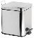 SAPHO Aqualine Simple Line ovlis szemetes kosr 27205 Aqualine Simple Line ovlis szemetes kosr 27220 csiszolt inox 20 literes