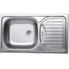 Classic inox mosogat 1 medence 1 csepptlca N 302 Rozsdamentes mosogat Teljes mret 780 X 435 mm Medence mret 377 X 342 X 150 mm Szifonnal s leeresztvel egytt 0 5 mm