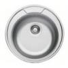 Rondo inox kerek mosogat 1 medence EC 146 Rozsdamentes mosogat Teljes mret 510 mm tmr Medence mret 390 X 170 mm Szifonnal s leeresztvel egytt 0 6 mm anyagvastagsg