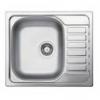 Triton inox mosogat 1 medence 1 csepptlca EC 196 Rozsdamentes mosogat Teljes mret 580 500 mm tmr Medence mret 340 X 410 X 170 mm Szifonnal s leeresztvel egytt 0 6 mm
