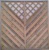 Fa kertselem teltett feny V rcsos 1800x1800 mm apcarcsos lamells akci