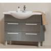Tboss Bianka trend 105 als szekrny mosdtl Mretek Alsbtor 86x102x33 cm Mosd 105x50 cm Magasfny fehr flizott MDF Kermia mosdtl Csaptelep s dekorci nlkl A