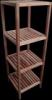 Frdszobai polc di 4 rszes 38X38X114 xx 21695384