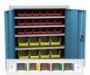 SPP 02 C alkatrsztrol szekrny 4 polccal 26 db box szal