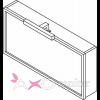 Sapho Tkrs szekrnyek Sapho Veronika 90x41x14 felnyithat tkrs szekrny ezst titn sznben lmpa nlkl 51504