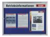 Lapos vitrin lekerektett alumnium kerttel akrilveggel pormentes zrhat ll helyzet felszerels extra mrethez Sz x M x M 1600x38x1020 mm 870894