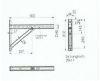 Tricox Fali konzol llthat fali eltartssal FE 355 235mm