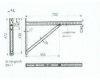 Tricox Fali konzol llthat fali eltartssal FE 605 485mm