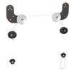 SUNNE Monitor TV fali konzol 23 60 23 60 LED fix univ DRTOS